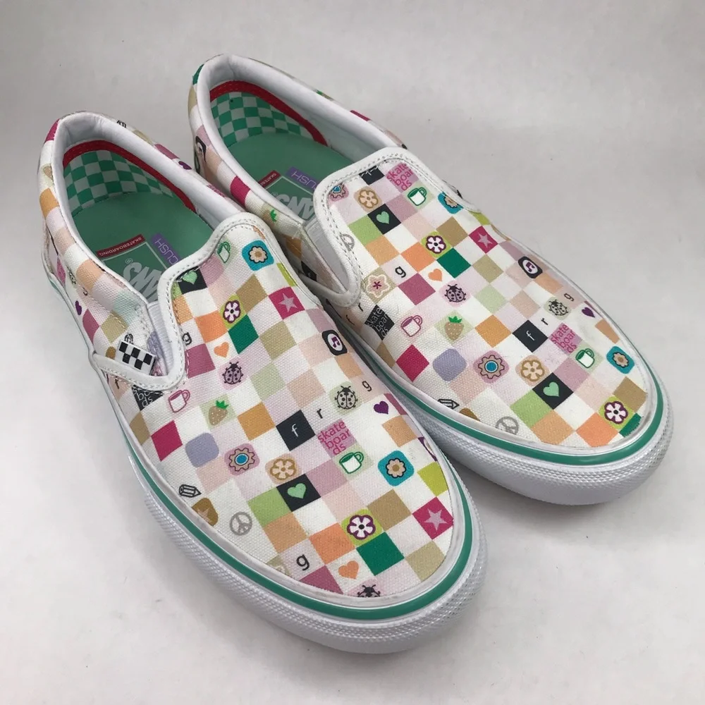 VANS x Frog Skateboard Men's 9.5 Women's 11 Slip-On Skate Shoes VNOA5HF4301